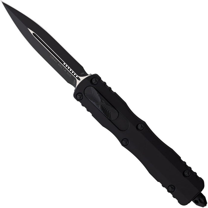 Microtech 227-1T Dirac Delta (M390MK, Dagger, Black, Aluminum) Automatic Pocket Knife