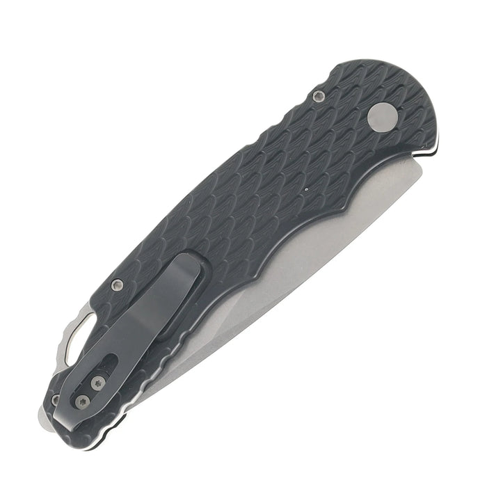 Pro-Tech T4105-F-MM Feather (MagnaMax, Drop Point, Stonewashed, Aluminum, Black) Automatic Pocket Knife