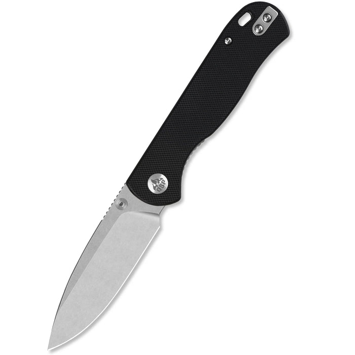 QSP QS170-A1 Ferret (Nitro V, Clip Point, Stonewashed, Black G10) Pocket Knife