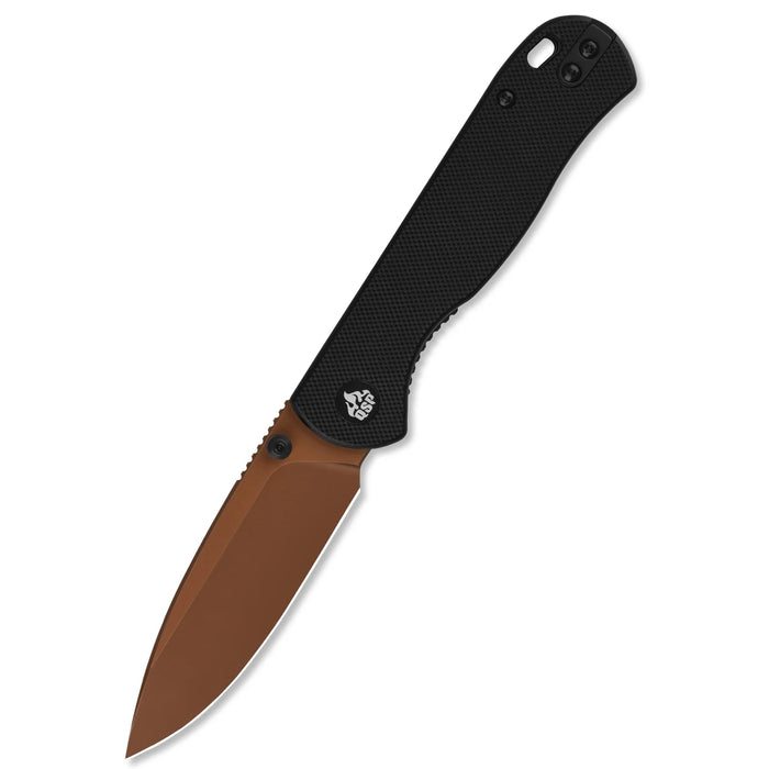 QSP QS170-A3 Ferret (Nitro V, Clip Point, Black G10) Pocket Knife