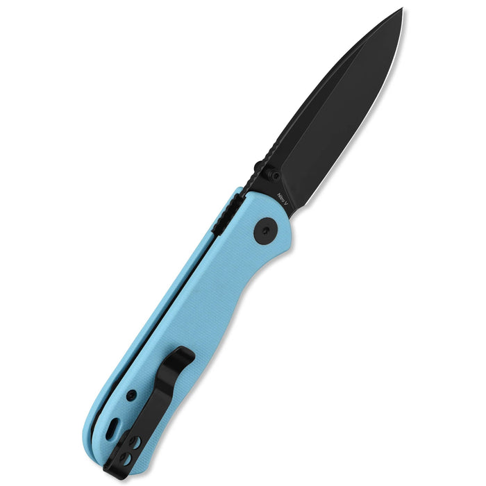 QSP QS170-B2 Ferret (Nitro V, Clip Point, Sky Blue G10) Pocket Knife
