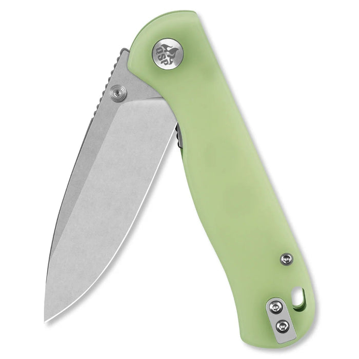QSP QS170-C1 Ferret (Nitro V, Clip Point, Stonewashed, Glow-in-the-Dark Resin) Pocket Knife