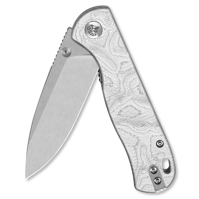 QSP QS170-D1 Ferret (Nitro V, Clip Point, Stonewashed, Aluminum Foil G10) Pocket Knife