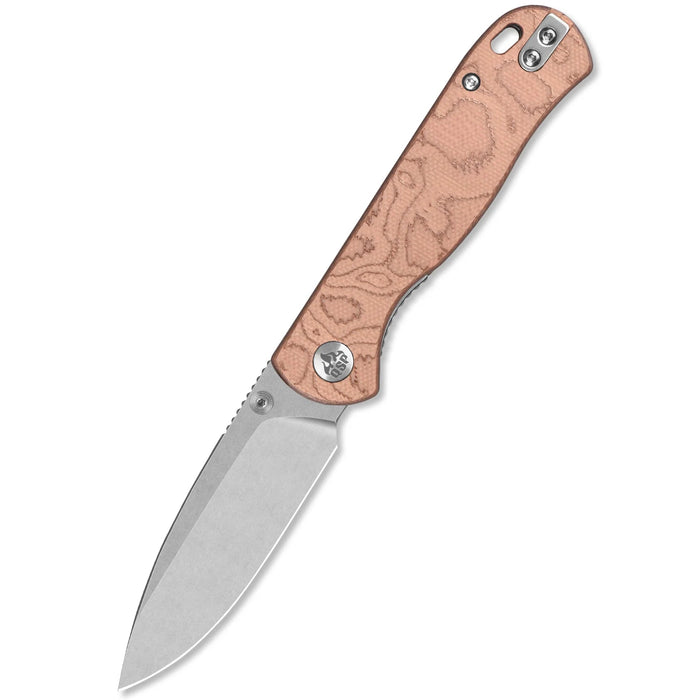 QSP QS170-E1 Ferret (Nitro V, Clip Point, Copper Foil G10) Pocket Knife