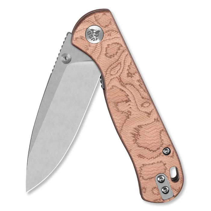 QSP QS170-E1 Ferret (Nitro V, Clip Point, Copper Foil G10) Pocket Knife