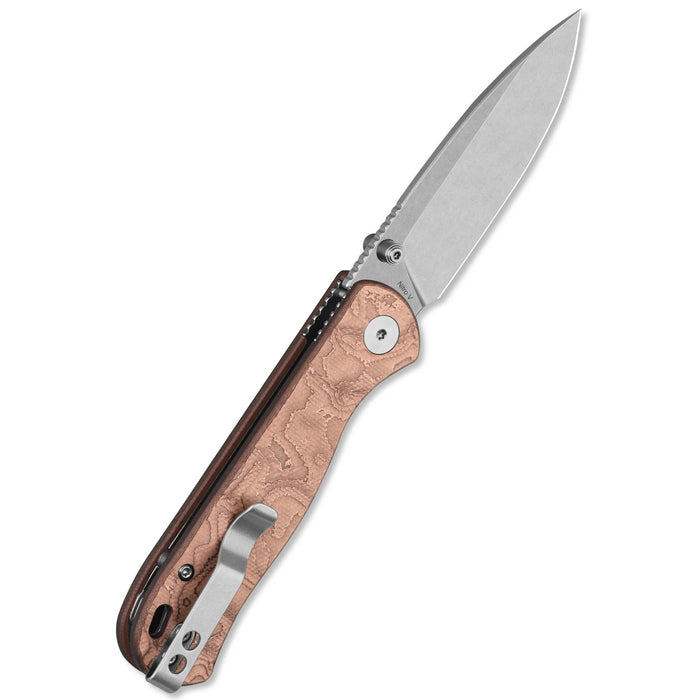 QSP QS170-E1 Ferret (Nitro V, Clip Point, Copper Foil G10) Pocket Knife
