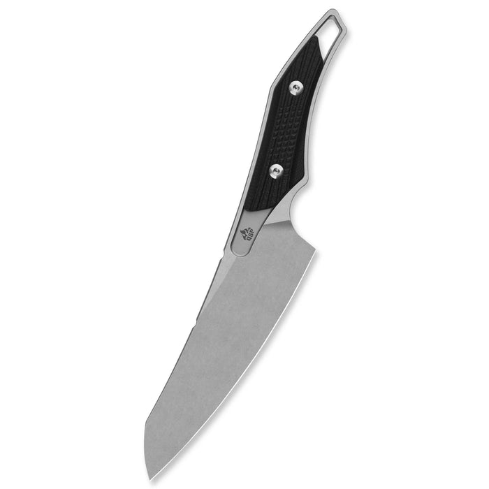 QSP QS172-A1 T-Cook (Nitro V, Wharncliffe, Sheath, Stonewashed, G10) Fixed Blade Knife