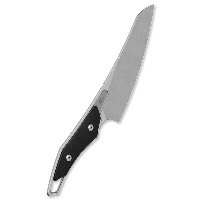QSP QS172-A1 T-Cook (Nitro V, Wharncliffe, Sheath, Stonewashed, G10) Fixed Blade Knife