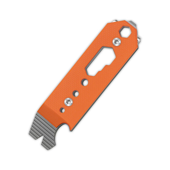 Kizer T122A3 Pac-Bar (Orange, Stonewashed, Titanium/G10) Multi-Tool