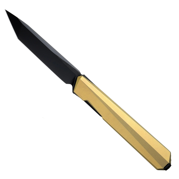 Remette EGA3 RT-ELIGO (M390, Tanto, Pearlescent, Titanium, Liner Lock) Pocket Knife