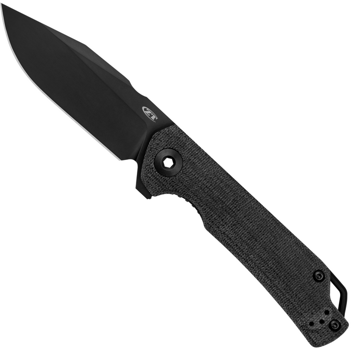 Zero Tolerance 0316 (CPM Cru-Wear, Black PVD, Modified Clip Point, Canvas Micarta, Black) Folding Knife