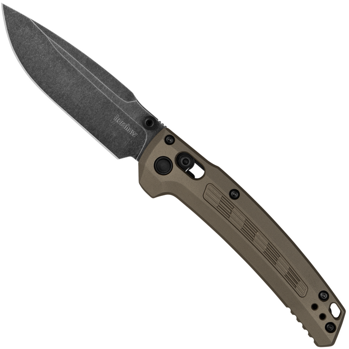 Kershaw 6200 Continental (CPM MagnaCut, BlackWash, Drop Point, Aluminum, FDE) Folding Knife