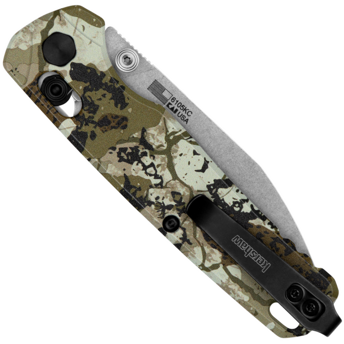 Kershaw 6105KC Bel Air (CPM MagnaCut, Stonewashed, Reverse Tanto, Aluminum, Kings Camo) Folding Knife