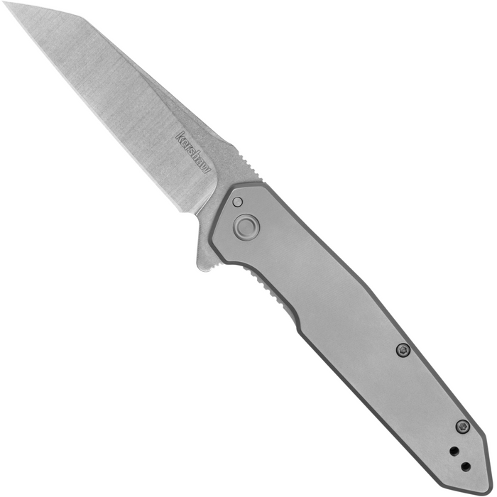 Kershaw 1443 Hectic (8Cr13MoV, Stonewashed, Wharncliffe, Stainless Steel, Bead-Blasted) Folding Knife