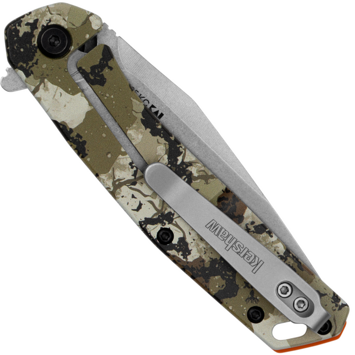 Kershaw 1405KC Align (8Cr13MoV, Stonewashed, Clip Point, Stainless Steel, Kings Camo) Folding Knife