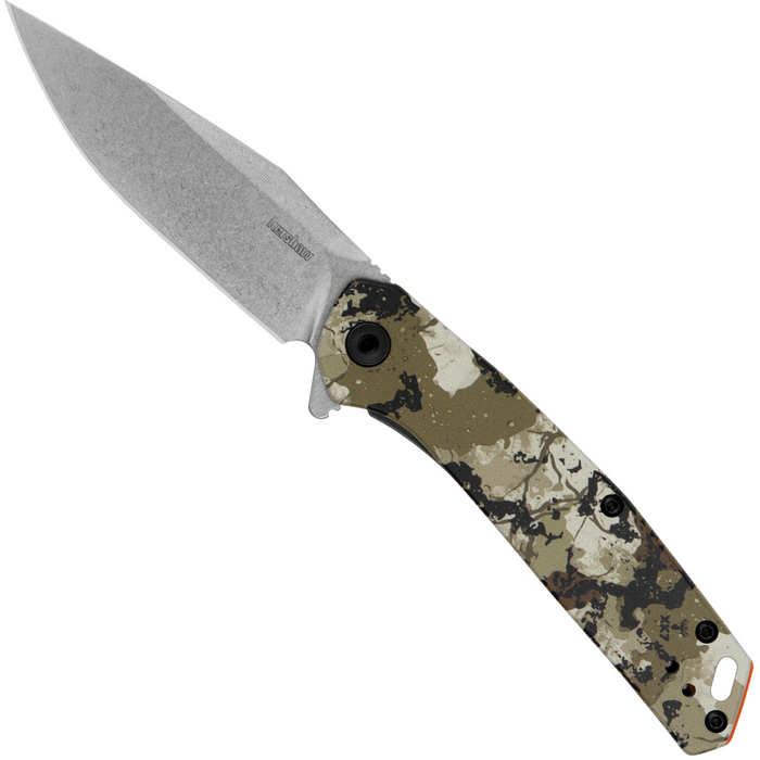 Kershaw 1405KC Align (8Cr13MoV, Stonewashed, Clip Point, Stainless Steel, Kings Camo) Folding Knife