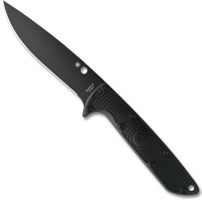 Spyderco FB59PBBK Pathway (9Cr18MoV, Drop Point, Black Oxide, FRN) Lightweight Fixed Blade Knife