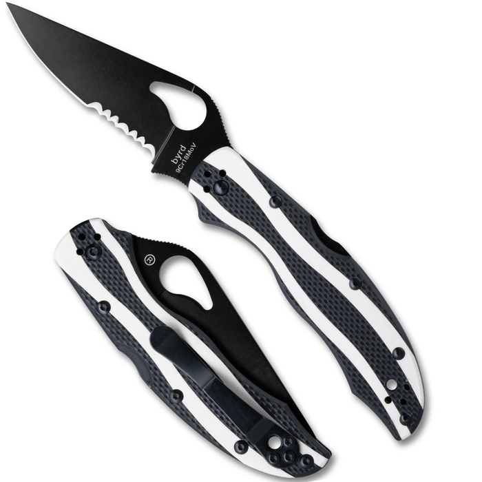 Spyderco BY25GPSBK Magpie (9Cr18MoV, Drop Point, Black Oxide, G-10) Folding Knife