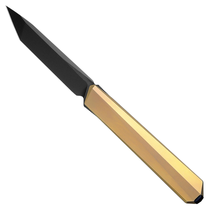 Remette EGB3 RT-ELIGO (M390, Tanto, Pearlescent, Titanium, Double Detent Lock) Pocket Knife