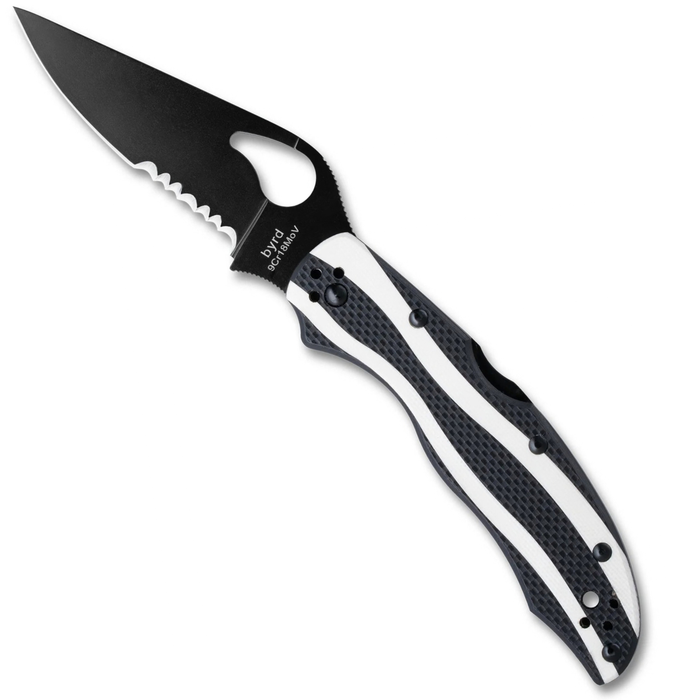 Spyderco BY25GPSBK Magpie (9Cr18MoV, Drop Point, Black Oxide, G-10) Folding Knife