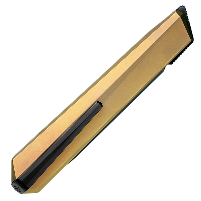 Remette EGB3 RT-ELIGO (M390, Tanto, Pearlescent, Titanium, Double Detent Lock) Pocket Knife