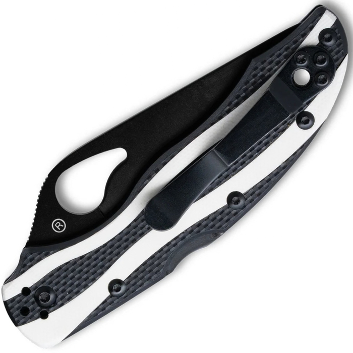 Spyderco BY25GPBK Magpie (9Cr18MoV, Drop Point, Black Oxide, G-10) Folding Knife