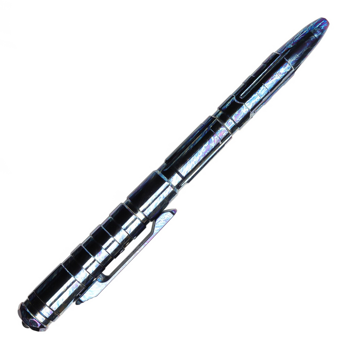 REMETTE RT-TP1L Tactical Slide Click Pen (Titanium, Entropic Anodized, Glassbreaker) Tactical Pen