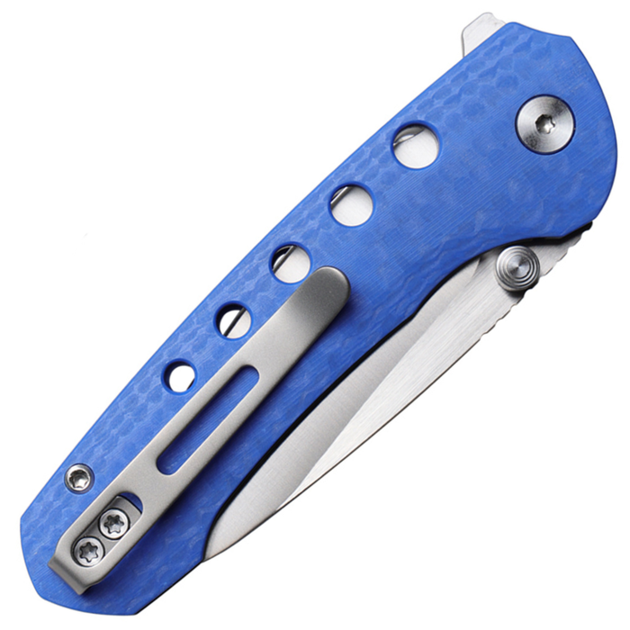 REMETTE RT-BEE-B (14C28N, Sheepsfoot, Satin, G10, Blue) Pocket Knife