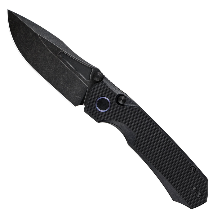 REMETTE RNGD1 RT-Rhino (D2, Drop Point, Stonewashed, G10, Black) Pocket Knife