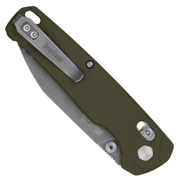 Kershaw 6110OL Bel Air XL (CPM 3V, Reverse Tanto, Cerakote, Olive Aluminum, DuraLock) Pocket Knife