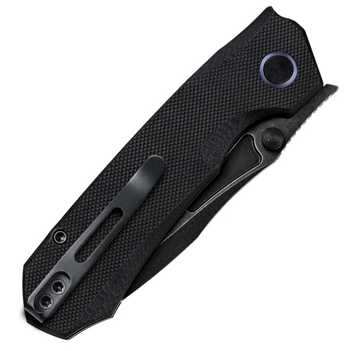 REMETTE RNGD1 RT-Rhino (D2, Drop Point, Stonewashed, G10, Black) Pocket Knife