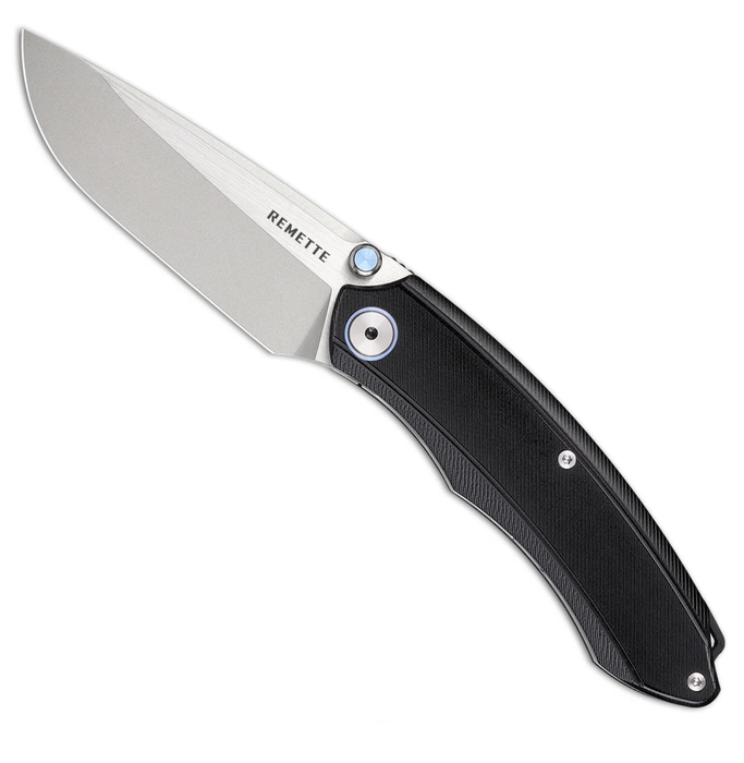 REMETTE GC103-B Wild Species (14C28N, Drop Point, G10, Black) Pocket Knife