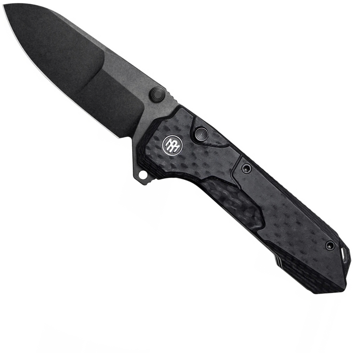 REMETTE RTCO-GC Cosmic (14C28N, Drop Point, Titanium Coating, Stone Wash, G10, Black) Pocket Knife
