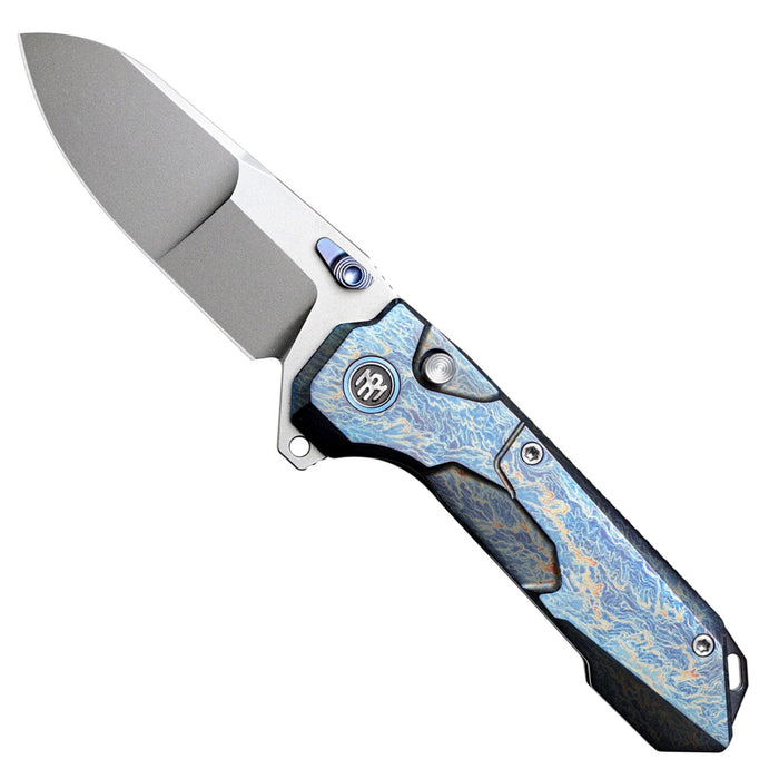 Remette RTCO-TC Cosmic (M390, Drop Point, Bead Blasted, Titanium, Button Liner Lock) Pocket Knife