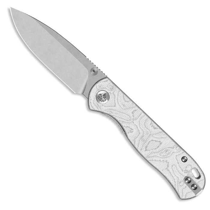 QSP QS170-D1 Ferret (Nitro V, Clip Point, Stonewashed, Aluminum Foil G10) Pocket Knife