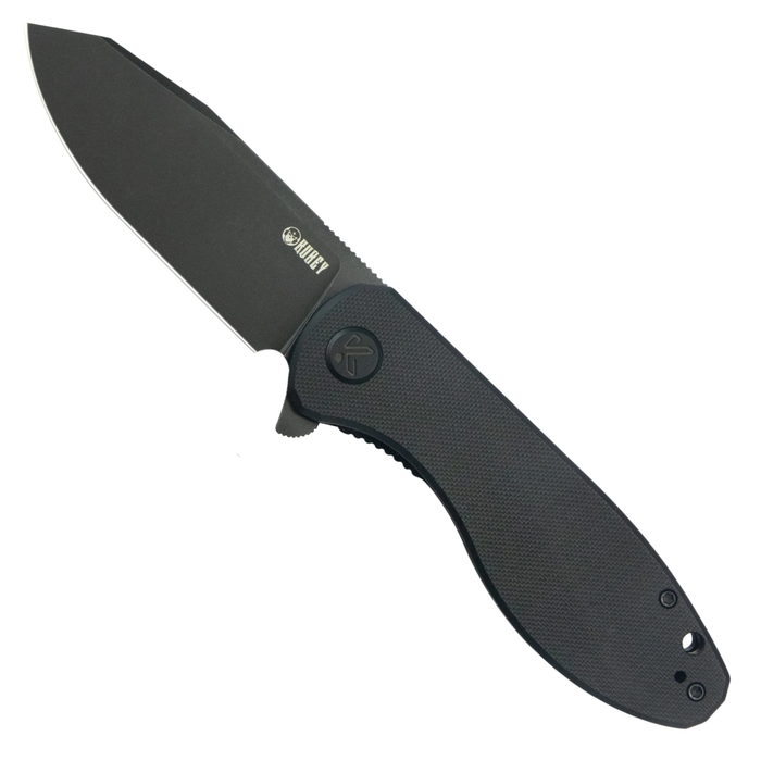 Kubey KU358N Master Chief (14C28N, Reverse Tanto, Blackwash, Beadblast, Blackout G10, Liner Lock) Folding Pocket Knife