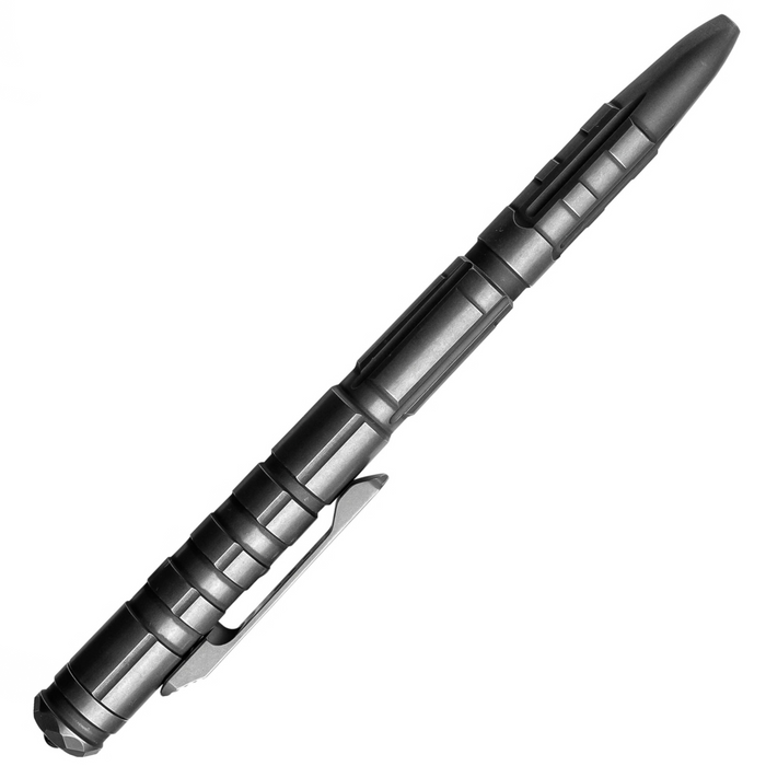 REMETTE RT-TP1B Tactical Slide Click Pen (Dark Gray Titanium, Glassbreaker) Tactical Pen