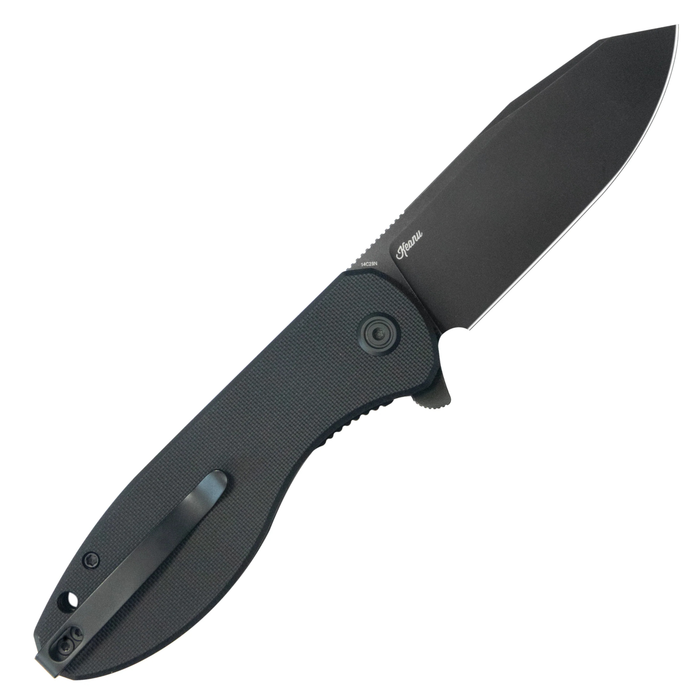 Kubey KU358N Master Chief (14C28N, Reverse Tanto, Blackwash, Beadblast, Blackout G10, Liner Lock) Folding Pocket Knife