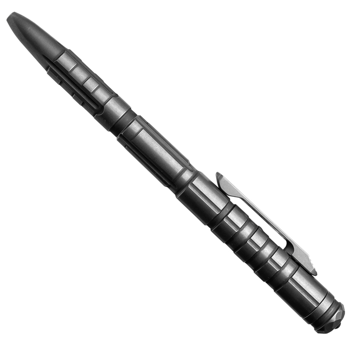 REMETTE RT-TP1B Tactical Slide Click Pen (Dark Gray Titanium, Glassbreaker) Tactical Pen