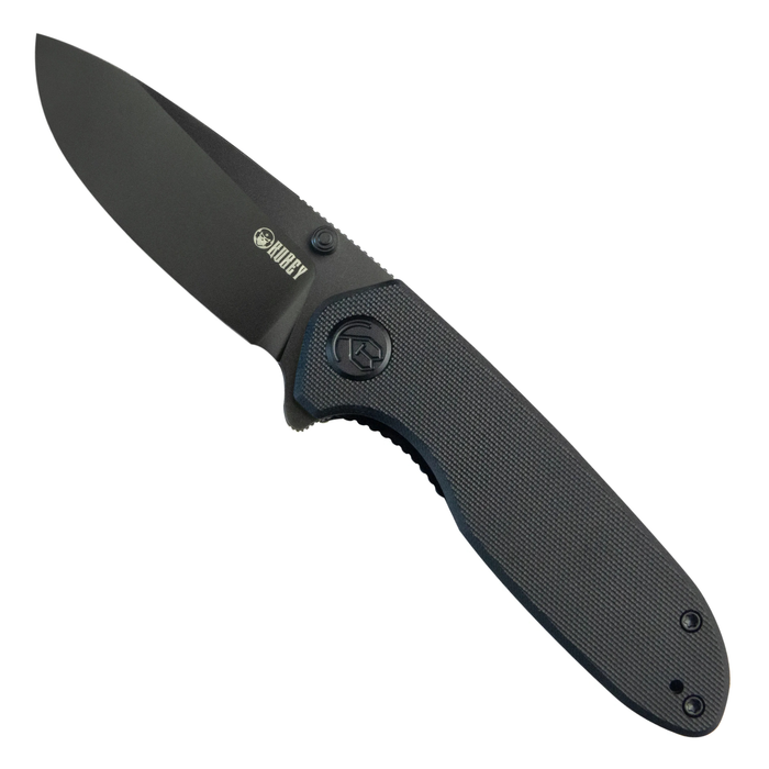 Kubey KU342E Belus (AUS-10, Drop Point, Blackwash, Black G10, Liner Lock) Folding Pocket Knife