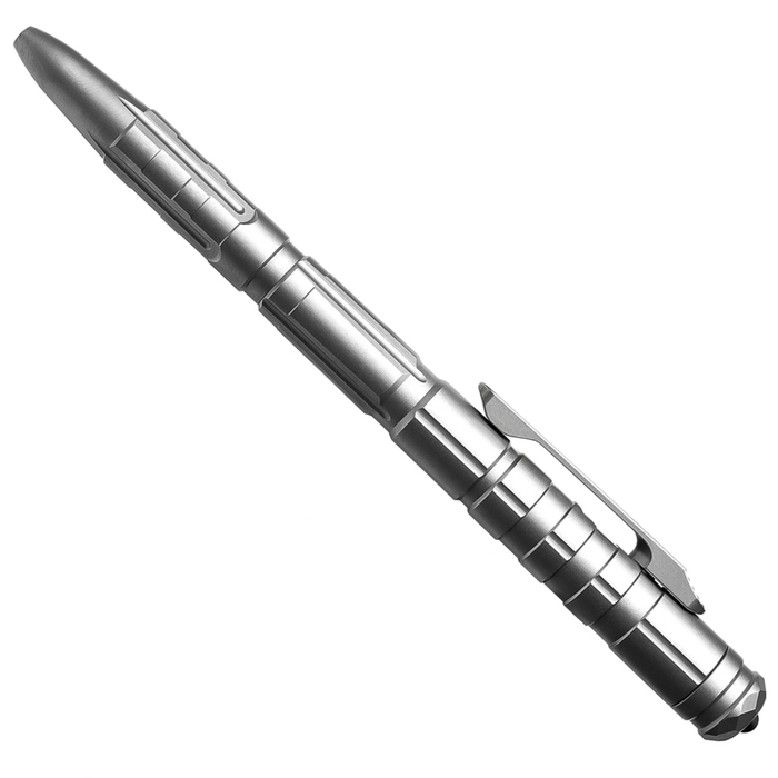 REMETTE RT-TP1A Tactical Slide Click Pen (Gray Titanium, Glassbreaker) Tactical Pen