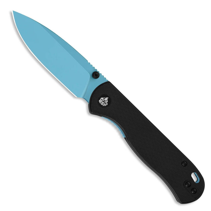 QSP QS170-A4 Ferret (Nitro V, Clip Point, Black G10) Pocket Knife