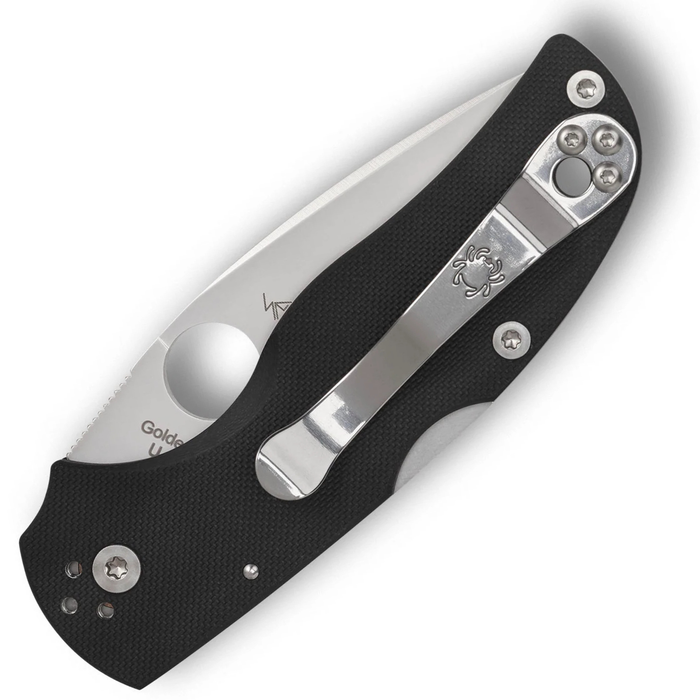 Spyderco C41GP5 Native 5 (CPM S30V, Drop Point, Satin, G10, Black) Pocket Knife