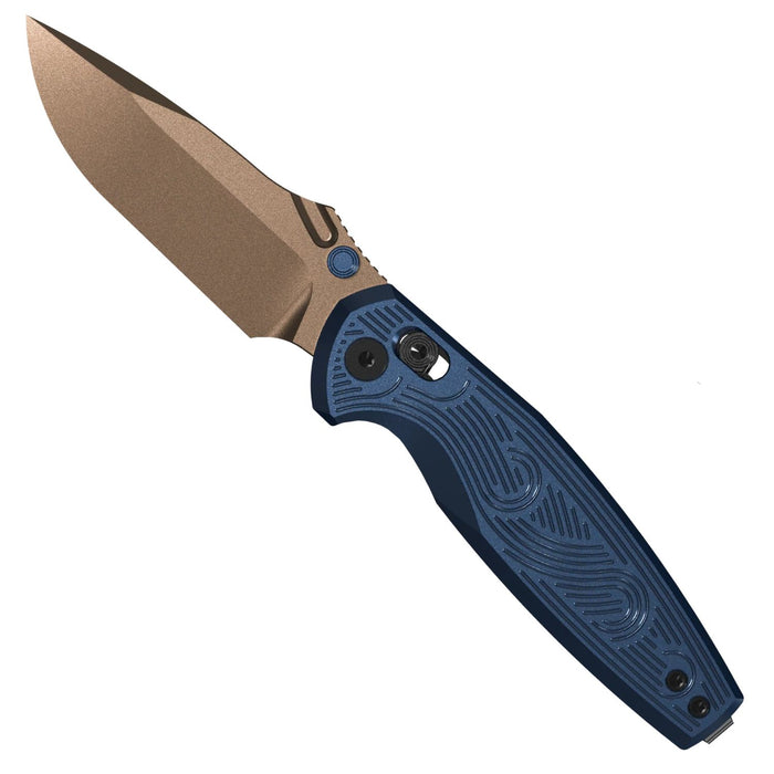Kizer V3791A2 Khamsin (Nitro-V, Drop Point, Sunset Metal PVD, Aluminum, Clutch Lock) Pocket Knife