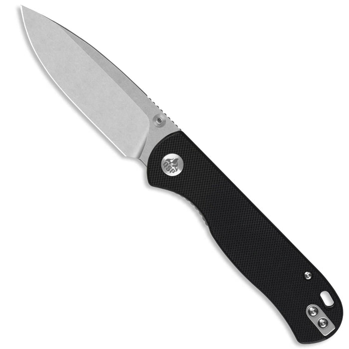 QSP QS170-A1 Ferret (Nitro V, Clip Point, Stonewashed, Black G10) Pocket Knife