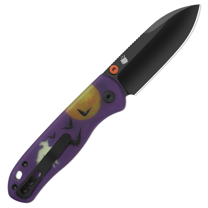 Kizer Ki3619HW2 Drop Bear (ELMAX, Drop Point, Matte DLC Ultra, GID G10, Button Liner Lock) Folding Pocket Knife