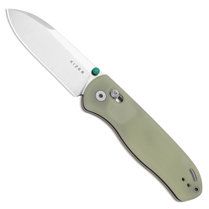 Kizer V3619A20 Drop Bear (Nitro-V, Drop Point, Stonewashed, GID G10, Clutch Lock) Pocket Knife