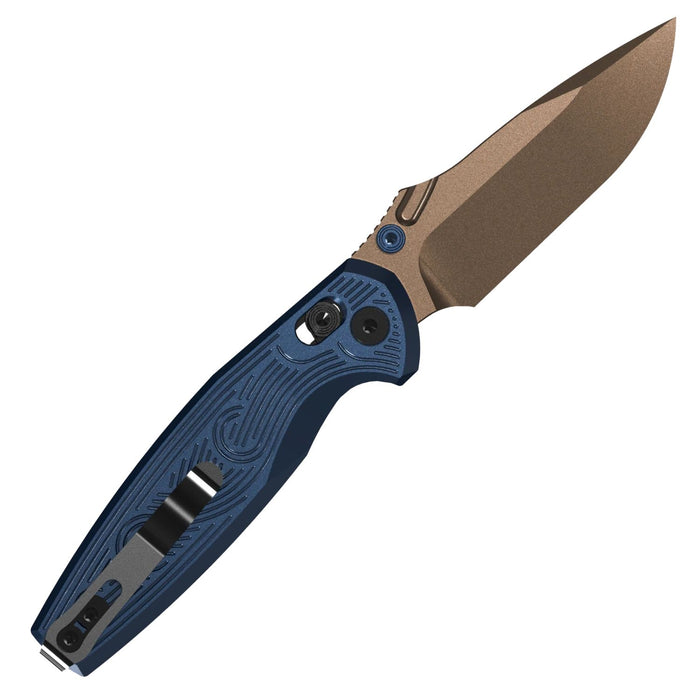 Kizer V3791A2 Khamsin (Nitro-V, Drop Point, Sunset Metal PVD, Aluminum, Clutch Lock) Pocket Knife