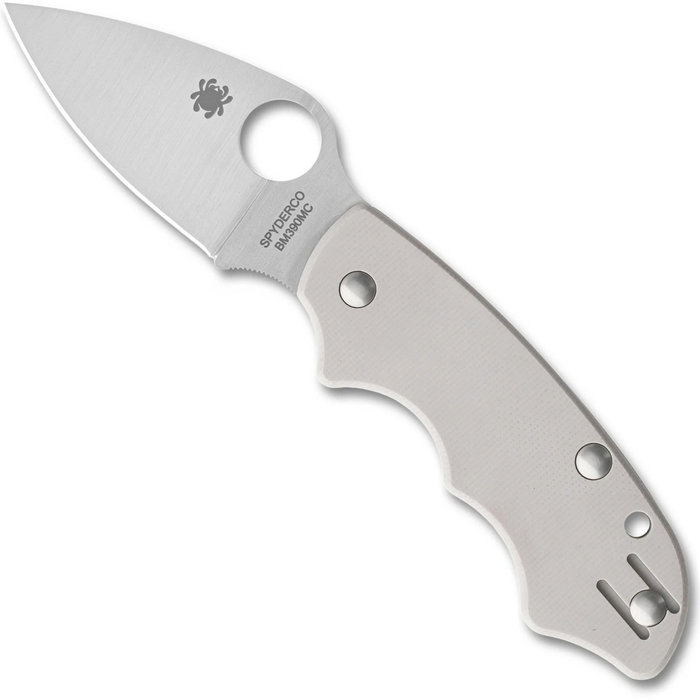 Spyderco C285GPGY Navigator 3 SLIPIT (BM390MC, Drop Point, Satin, Gray, G-10) Slipjoint Folding Knife
