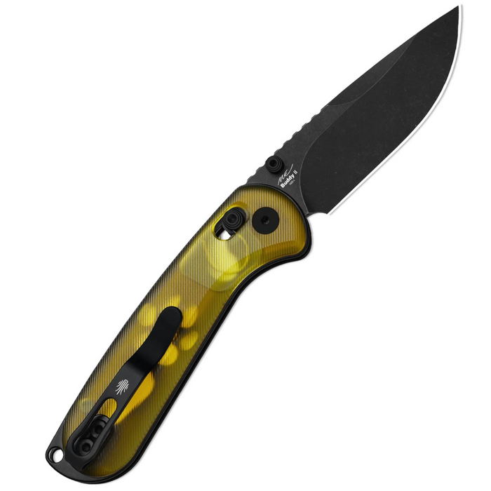 Kizer V3790A1 Buddy II (AEB-L, PVD Coating, Stonewashed, PEI, Drop Point) Pocket Knife